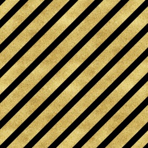 CLASSIC CROSS GOLD GLITTER Stripes